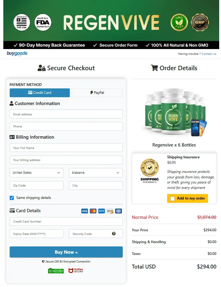 Regenvive Order Now